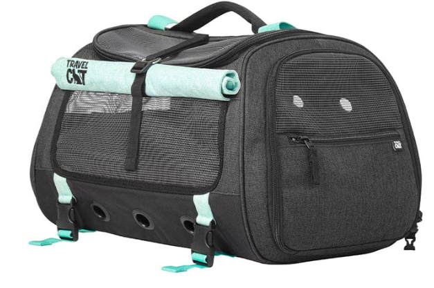 Travel Cat "The Transpurrter" Ultimate Calming Convertible Cat Carrier by Pet Food Warehouse