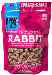 Raw Dynamic Freeze Dried Cat Food Rabbit 5.5oz by Pet Food Warehouse