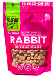 Raw Dynamic Freeze Dried Dog Food Rabbit 14oz by Pet Food Warehouse