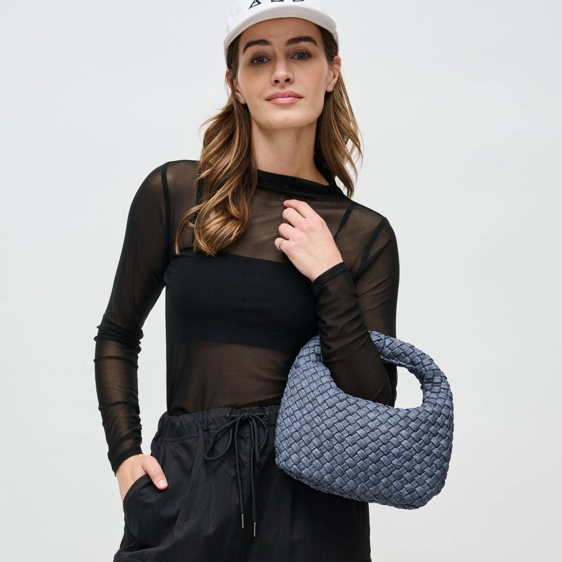 Sol & Selene Dare to Dream - Small Woven Neoprene Clutch by Dear Lucy