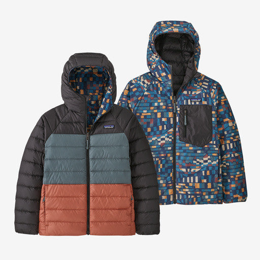 Patagonia Kid's Reversible Down Sweater Hoody by Alpine Shop