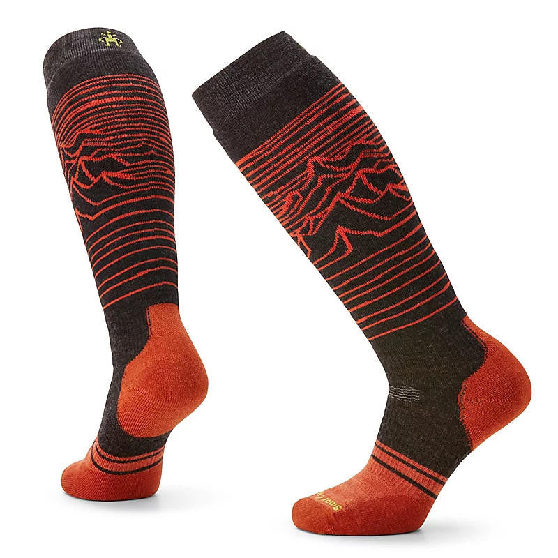 Smartwool Men's Full Cushion Iguchi Pattern OTC Socks by Alpine Shop