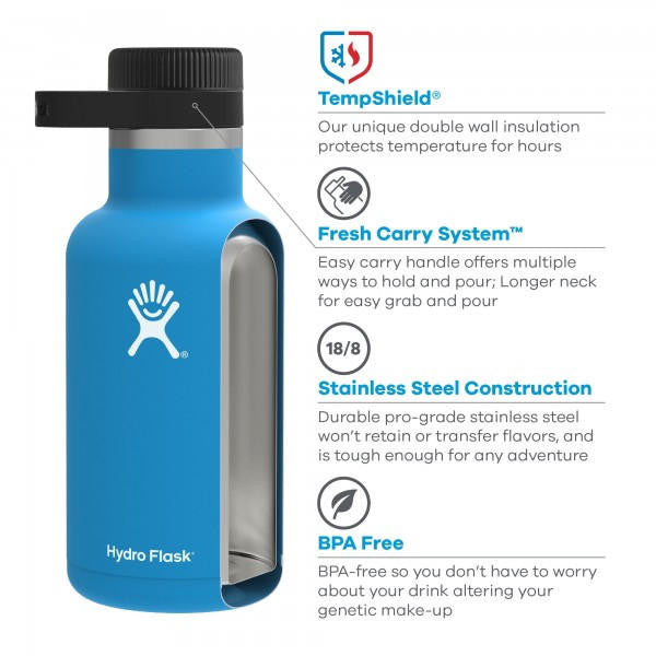 Hydro Flask 64 Oz Beer Growler by Alpine Shop