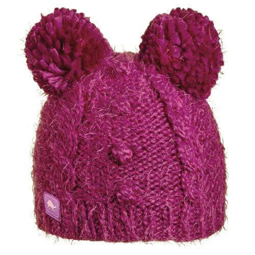 Turtle Fur Kid's Fluff Balls Beanie by Alpine Shop