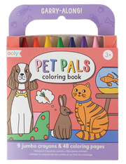 Carry Along! Coloring Book & Crayon Set Pet Pals by Homeportonline