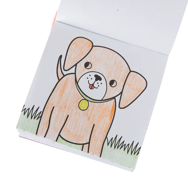 Carry Along! Coloring Book & Crayon Set Pet Pals by Homeportonline