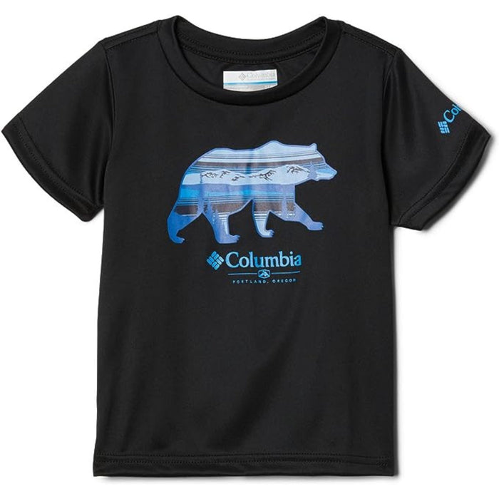 Columbia Kids' Grizzly Ridge Short Sleeve Graphic Top - Black