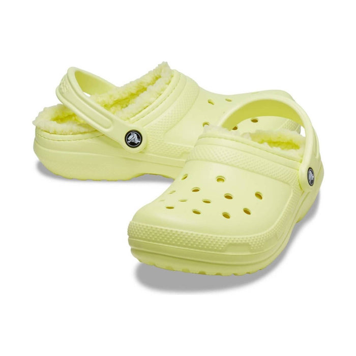 Crocs Classic Fuzz Lined Clog - Sulphur