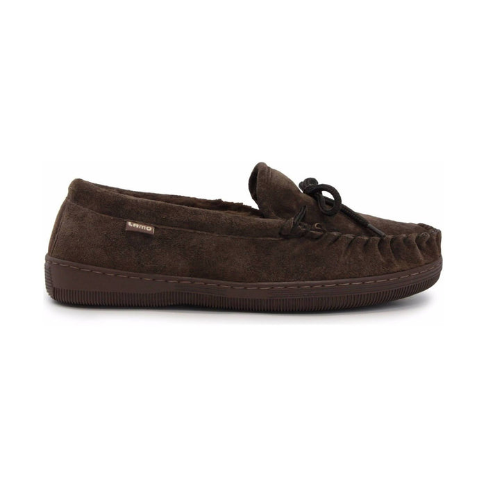 Lamo Men's Moccasin Slipper - Chocolate