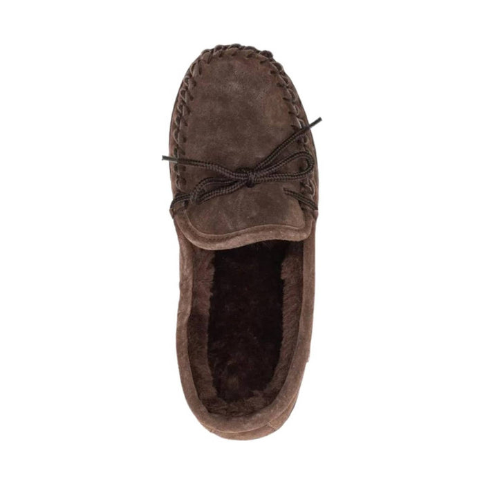 Lamo Men's Moccasin Slipper - Chocolate