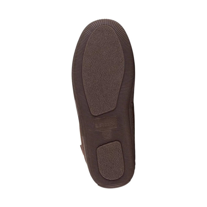 Lamo Men's Moccasin Slipper - Chocolate