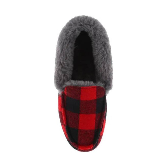 Lamo Women's Aussie Moc Slipper - Red Plaid