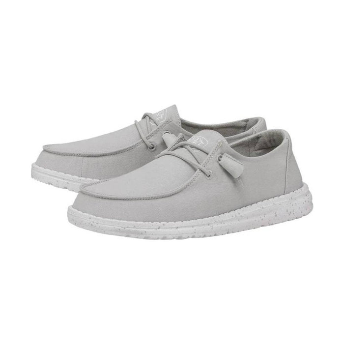 Hey Dude Women's Wendy Slub Canvas - Light Grey
