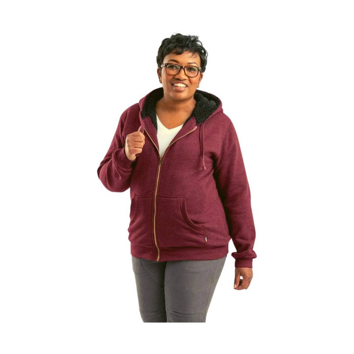 Berne Women's Everest Hooded Sweatshirt - Cabernet