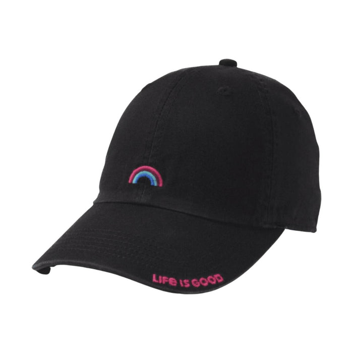 Life Is Good Chill Cap Rainbow Vibe - Night Black