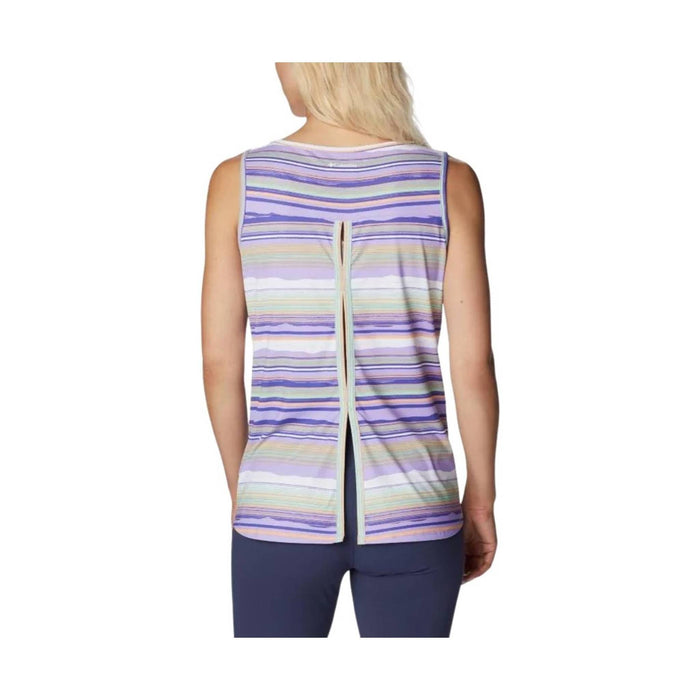 Columbia Women's Chill River Tank - Frosted Purple/ Pop Flora Tonal