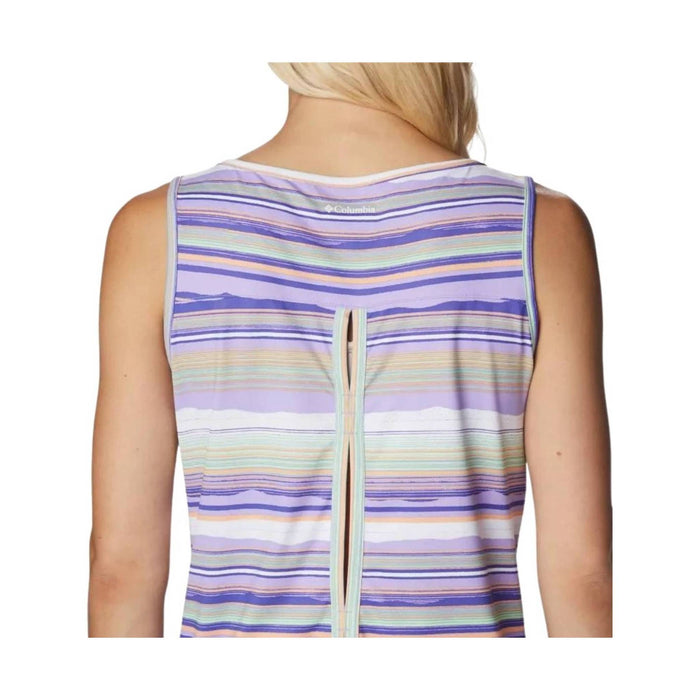 Columbia Women's Chill River Tank - Frosted Purple/ Pop Flora Tonal
