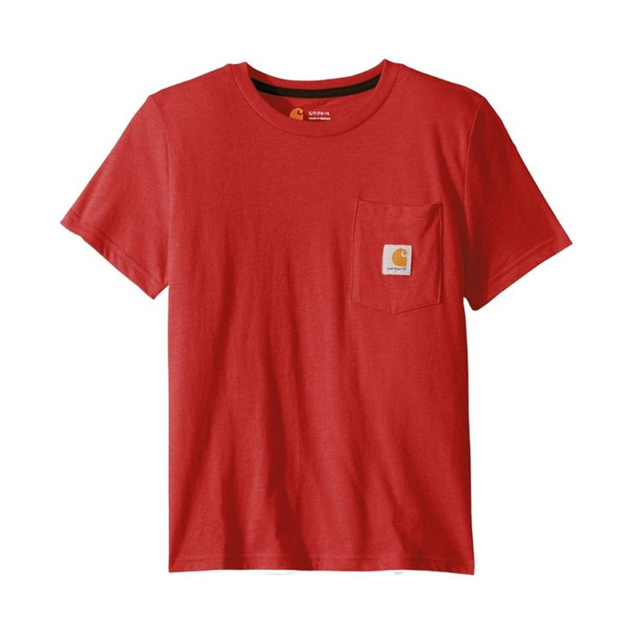 Carhartt Kids' Pocket Tee - Tango Red 4-7