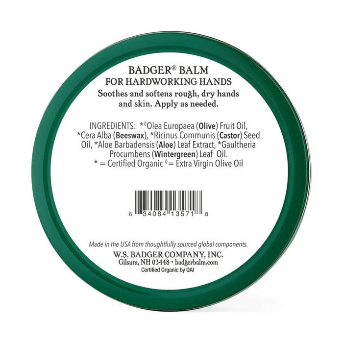 Badger Unscented Balm - Hardworking Hands