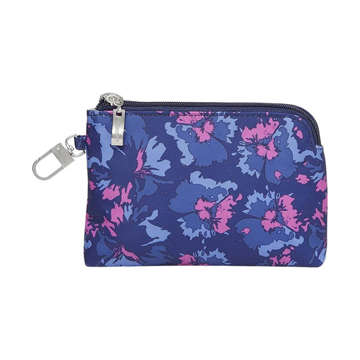 Baggallini On the Go RFID Pouch - Navy Garden