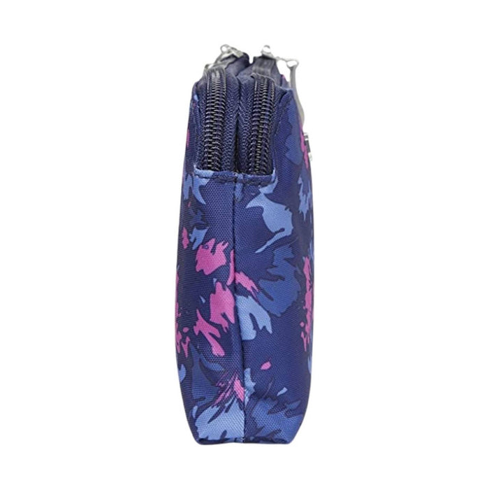 Baggallini On the Go RFID Pouch - Navy Garden