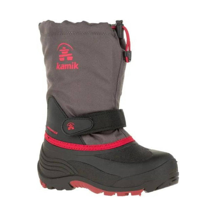 Kamik Kids' Waterbug 5 Winter Boot - Charcoal Red