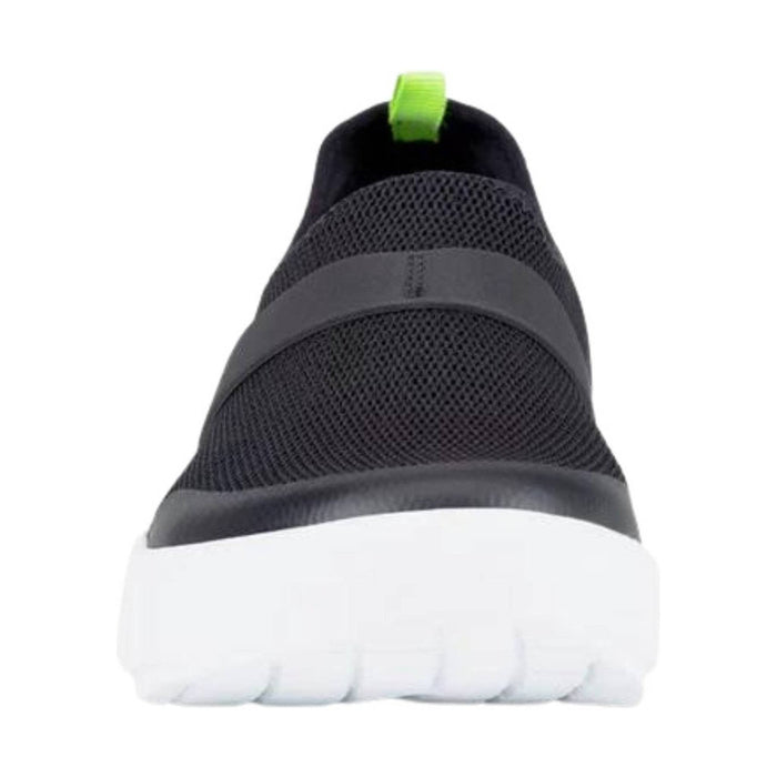 OOfos Women's OOmg Low Mesh Shoe - Black/White