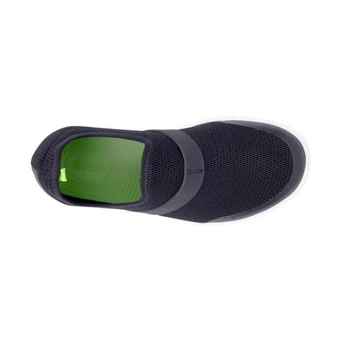 OOfos Women's OOmg Low Mesh Shoe - Black/White