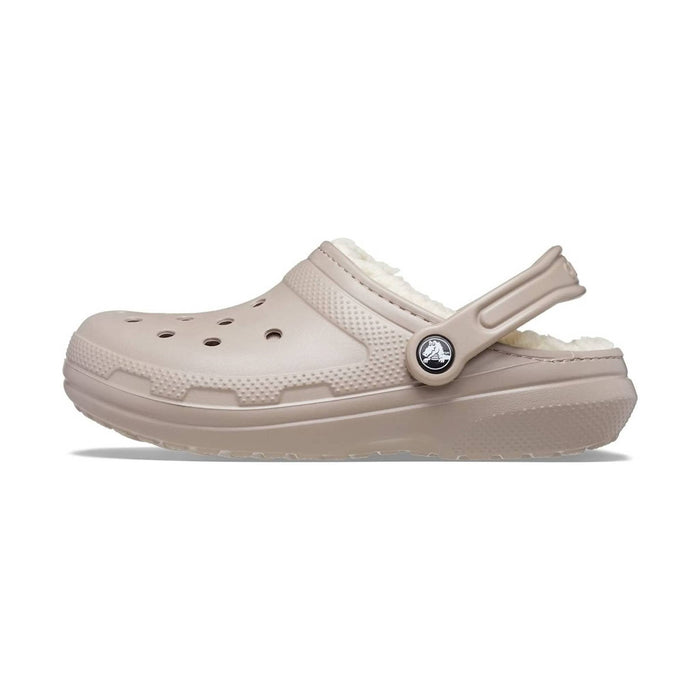 Crocs Classic Fuzz Lined Clog - Mushroom / Bone