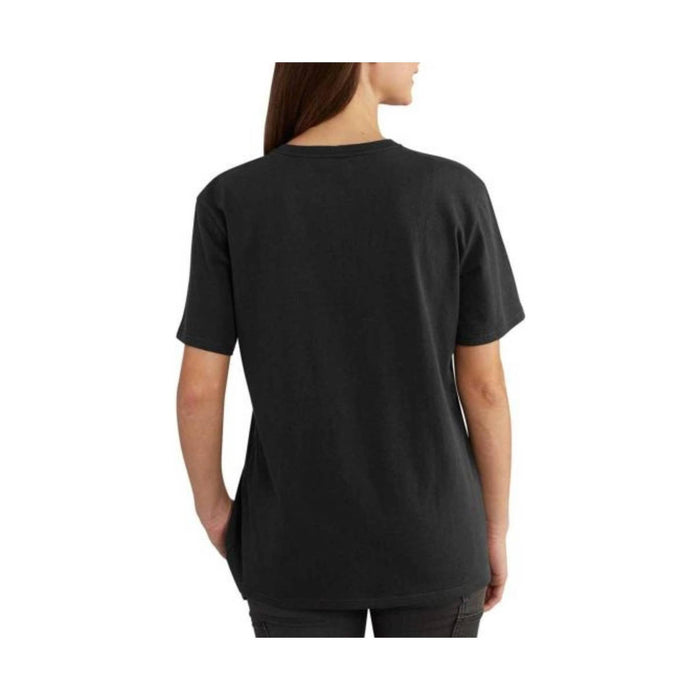 Carhartt Women's Loose Fit Heavyweight Short-Sleeve Pocket T-Shirt - Black