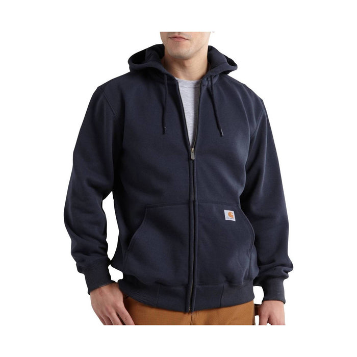 CARHARTT MEN'S RAIN DEFENDER® PAXTON HEAVYWEIGHT HOODED ZIP-FRONT SWEATSHIRT - Navy