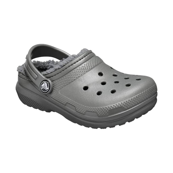 Crocs Kids' Classic Fuzz-Lined - Grey