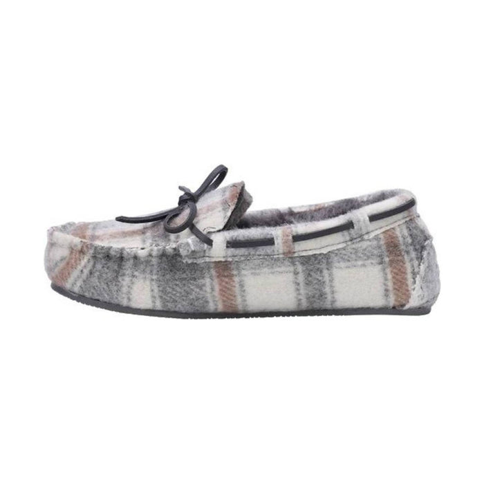 Lamo Women's Britain Moc II - Grey Plaid