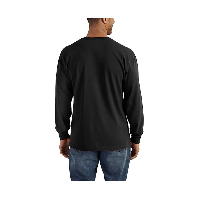 Carhartt Men's Workwear Long Sleeve Henley - Black