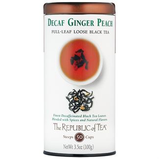 Decaf Ginger Peach Loose Leaf Tea by Kiss the Cook
