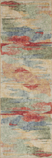 London Mirage Multi Color Washable Rug Runner 2'6" x 7'6" by Homeportonline