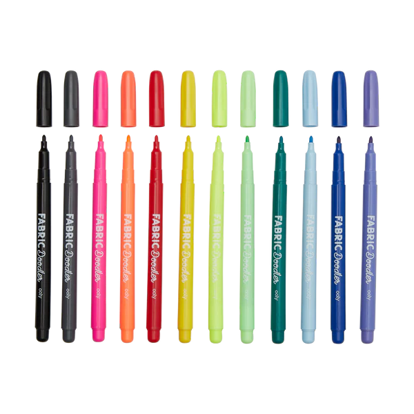 Markers Fabric Doodlers Set of 12 Colors by Homeportonline