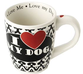 Petrageous 28oz. I Love My Dog Mug by Pet Food Warehouse
