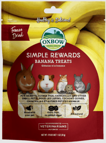 Oxbow Small Animal Simple Reward Bannana Treat 1oz by Pet Food Warehouse