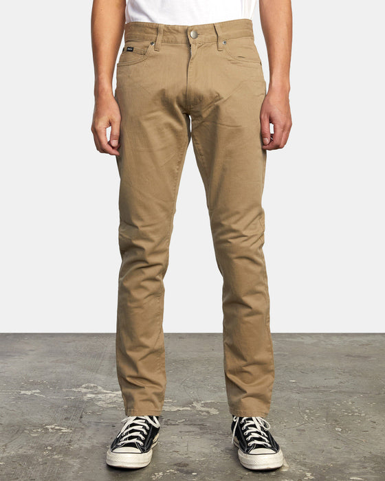 RVCA Daggers Twill Pant - Wood