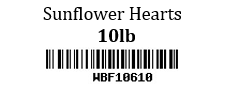 Sunflower Seed Hearts & Chips Bird Seed 10lb by Pet Food Warehouse