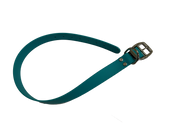Waggle Woof & Wander Biothane Dog Collar Teal 1" Large 17.75-22.25 by Pet Food Warehouse