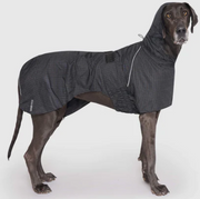 Complete Coverage Raincoat Black Reflective Size 08 by Pet Food Warehouse