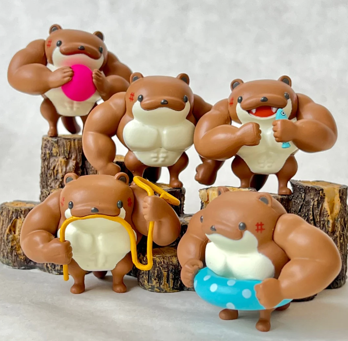 Gashapon Capsule Teen & Up Tough Otter (Sold As An Individual Capsule)