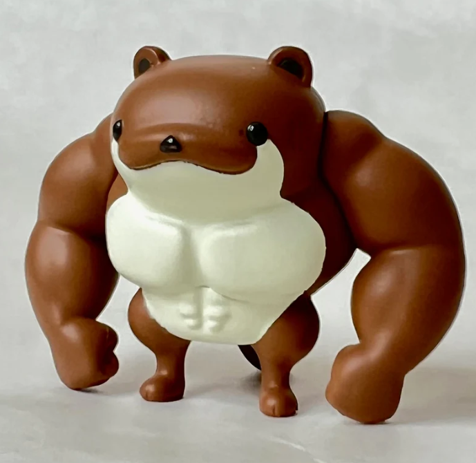 Gashapon Capsule Teen & Up Tough Otter (Sold As An Individual Capsule)