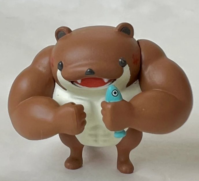 Gashapon Capsule Teen & Up Tough Otter (Sold As An Individual Capsule)