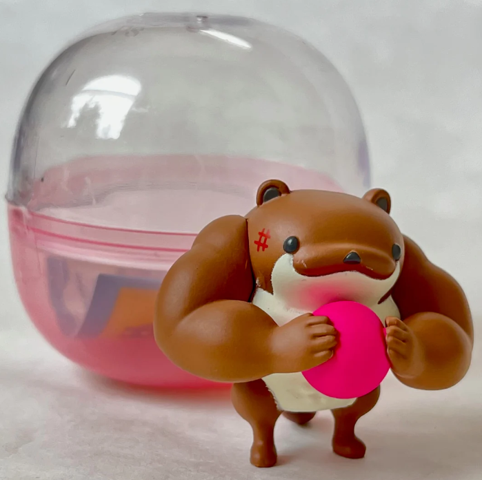 Gashapon Capsule Teen & Up Tough Otter (Sold As An Individual Capsule)
