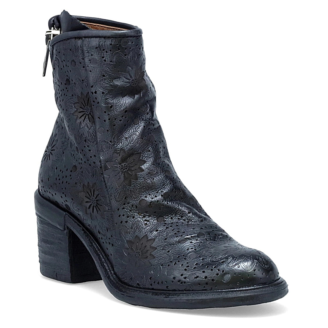 A.S. 98 Jase Floral Boot - Black by Harbour Thread