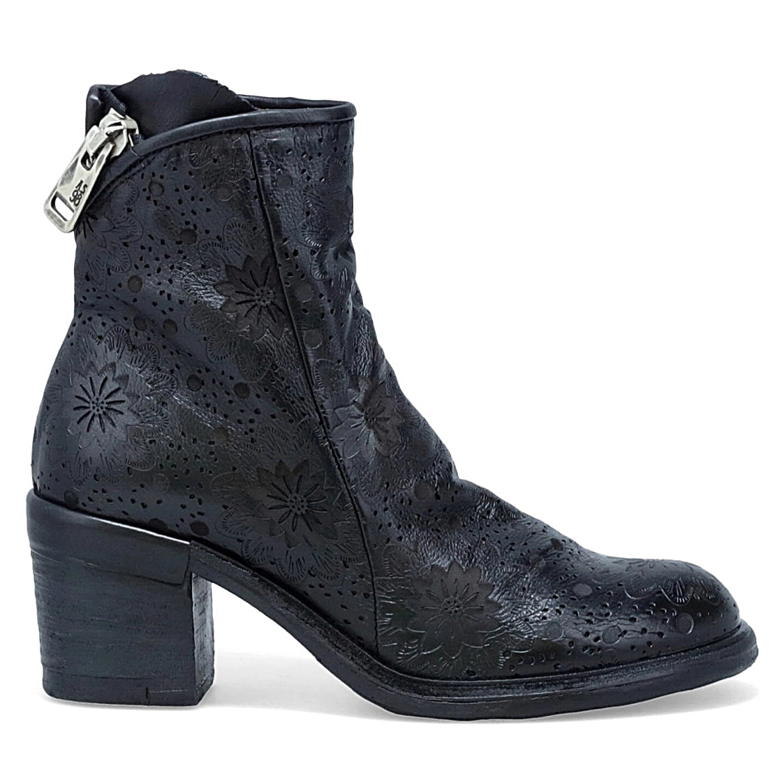 A.S. 98 Jase Floral Boot - Black by Harbour Thread