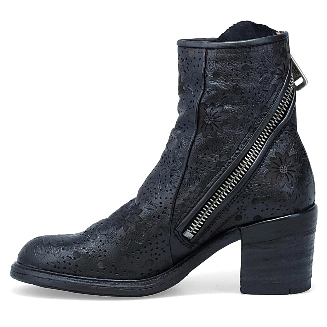 A.S. 98 Jase Floral Boot - Black by Harbour Thread